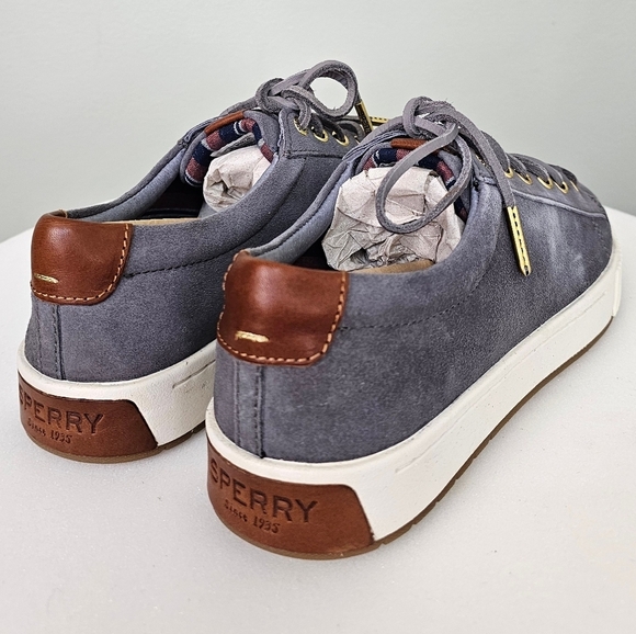 Sperry Women's Vulcanized Anchor Plushwave LTT Suede Sneaker Shoes 6.5 - Picture 10 of 16